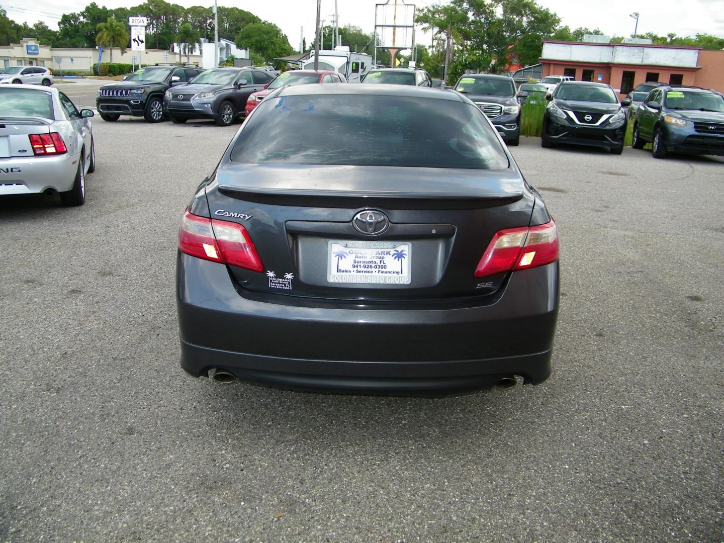 2008 Gray /Gray Toyota Camry LE (4T1BK46KX8U) with an 3.5L V6 engine, Automatic transmission, located at 4000 Bee Ridge Road, Sarasota, FL, 34233, (941) 926-0300, 27.298664, -82.489151 - Photo#5